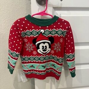 Disney - Mickey Christmas sweater size 3T